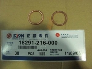 SYM EGZOZ CONTASI XS125K