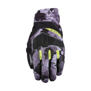 Five Boxer Evo WP Su Geçirmez Motosiklet Eldiveni Gri Kamuflaj - M / 09