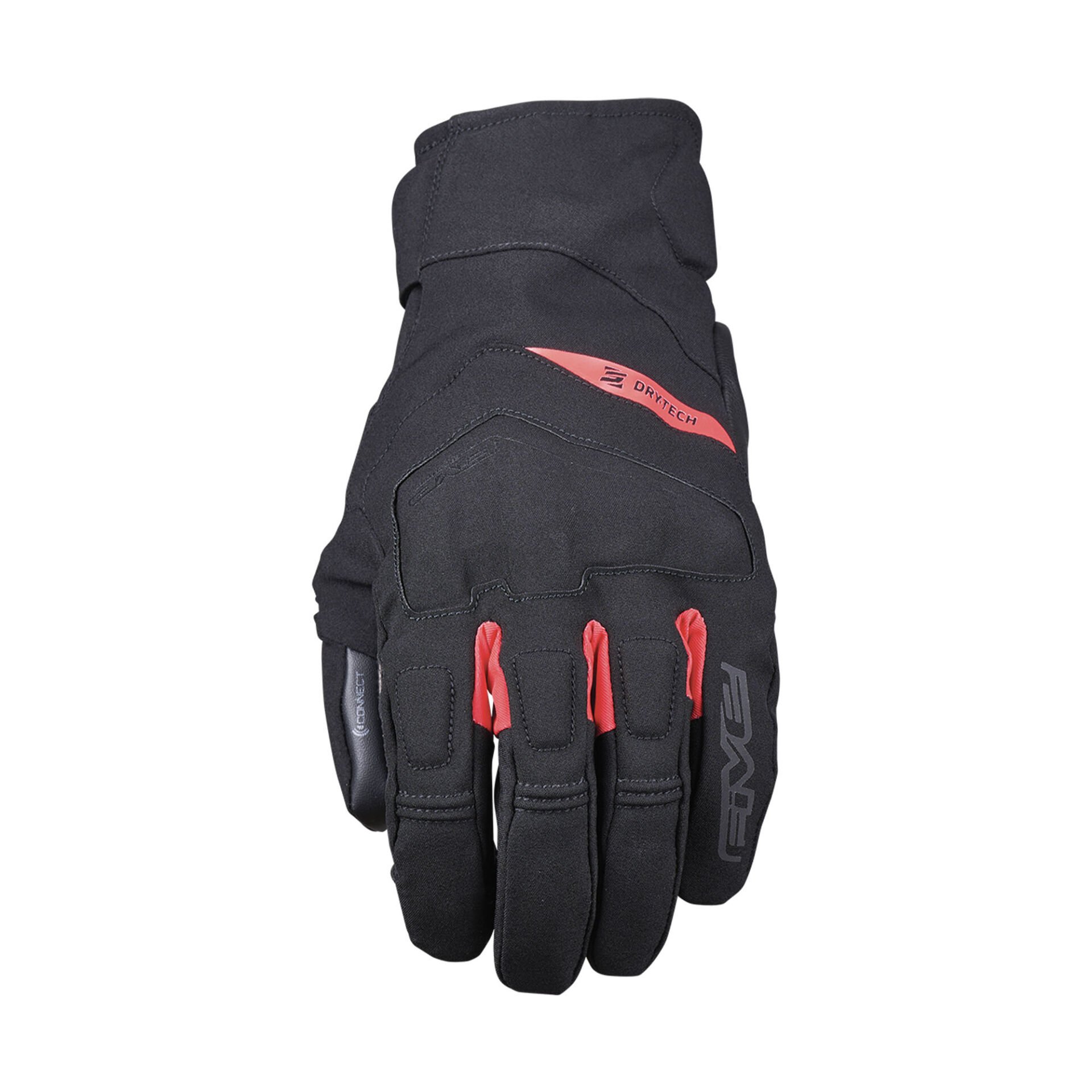 Five Boxer Evo WP Su Geçirmez Motosiklet Eldiveni Siyah / Kırmızı - M / 09
