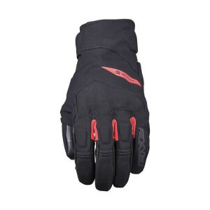 Five Boxer Evo WP Su Geçirmez Motosiklet Eldiveni Siyah / Kırmızı - L / 10