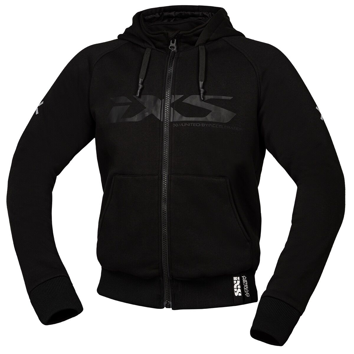 IXS Rapid 1.0 Hoodie Siyah - XS - Erkek
