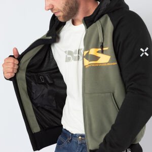 IXS Rapid 1.0 Hoodie Haki - S - Erkek