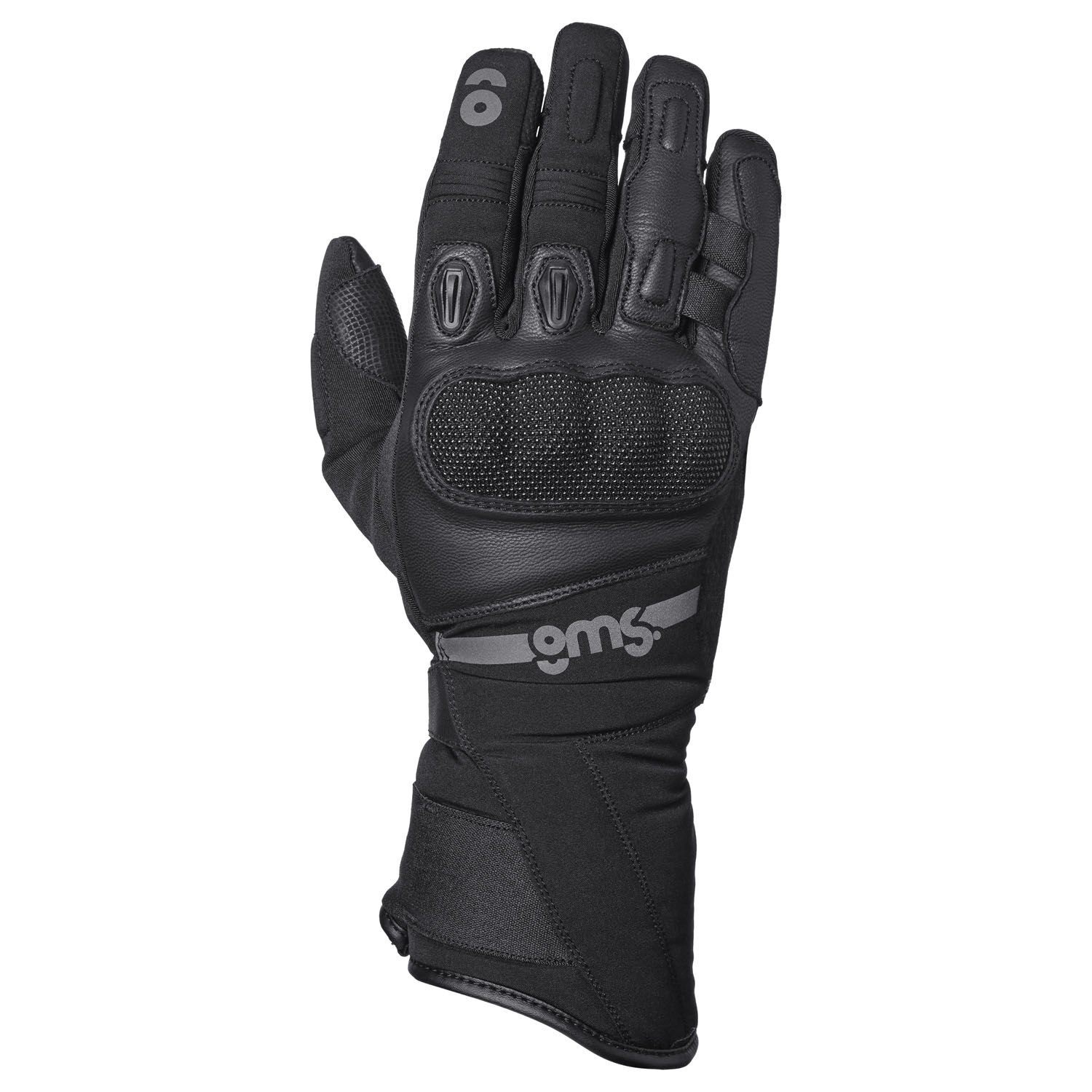 Gms Tylon SF WP Su Geçirmez Motosiklet Eldiveni Siyah - 3XL