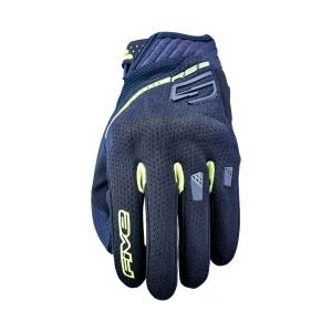 Five RS3 Evo Airflow Motosiklet Eldiveni Siyah / Sarı - 2XL / 12