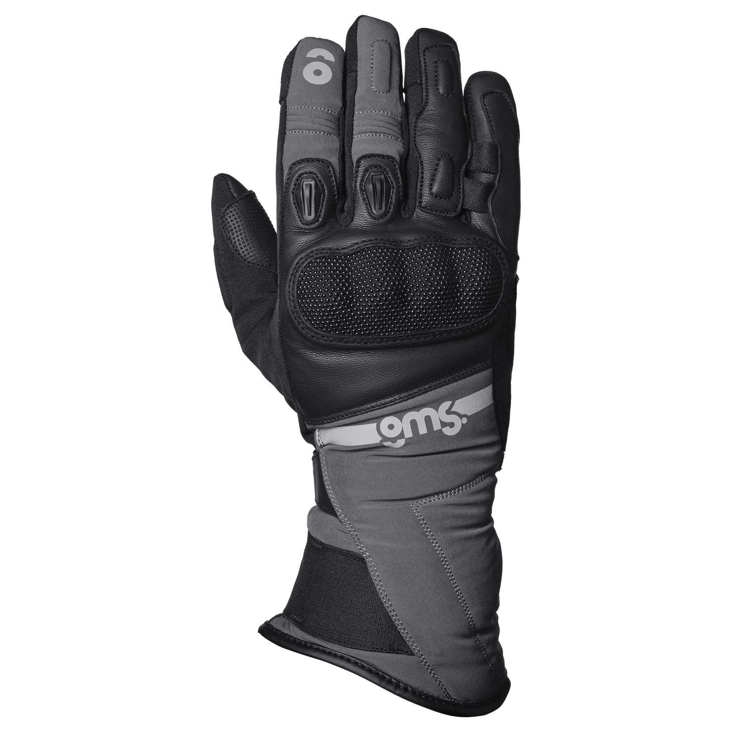Gms Tylon SF WP Su Geçirmez Motosiklet Eldiveni Siyah / Gri - XS