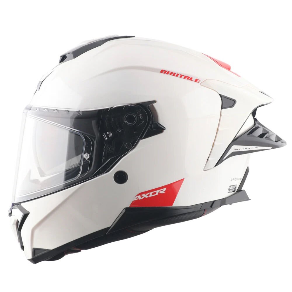 Axor Brutale Kapalı Kask Beyaz - L