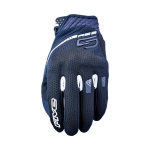 Five RS3 Evo Airflow Motosiklet Eldiveni Siyah / Beyaz - XL / 11