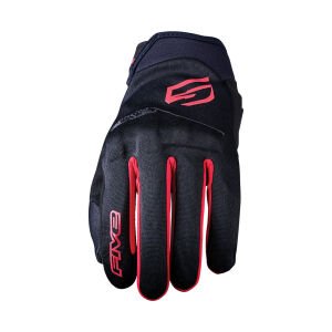 Five Globe Evo Motosiklet Eldiveni Siyah / Kırmızı - 3XL / 13