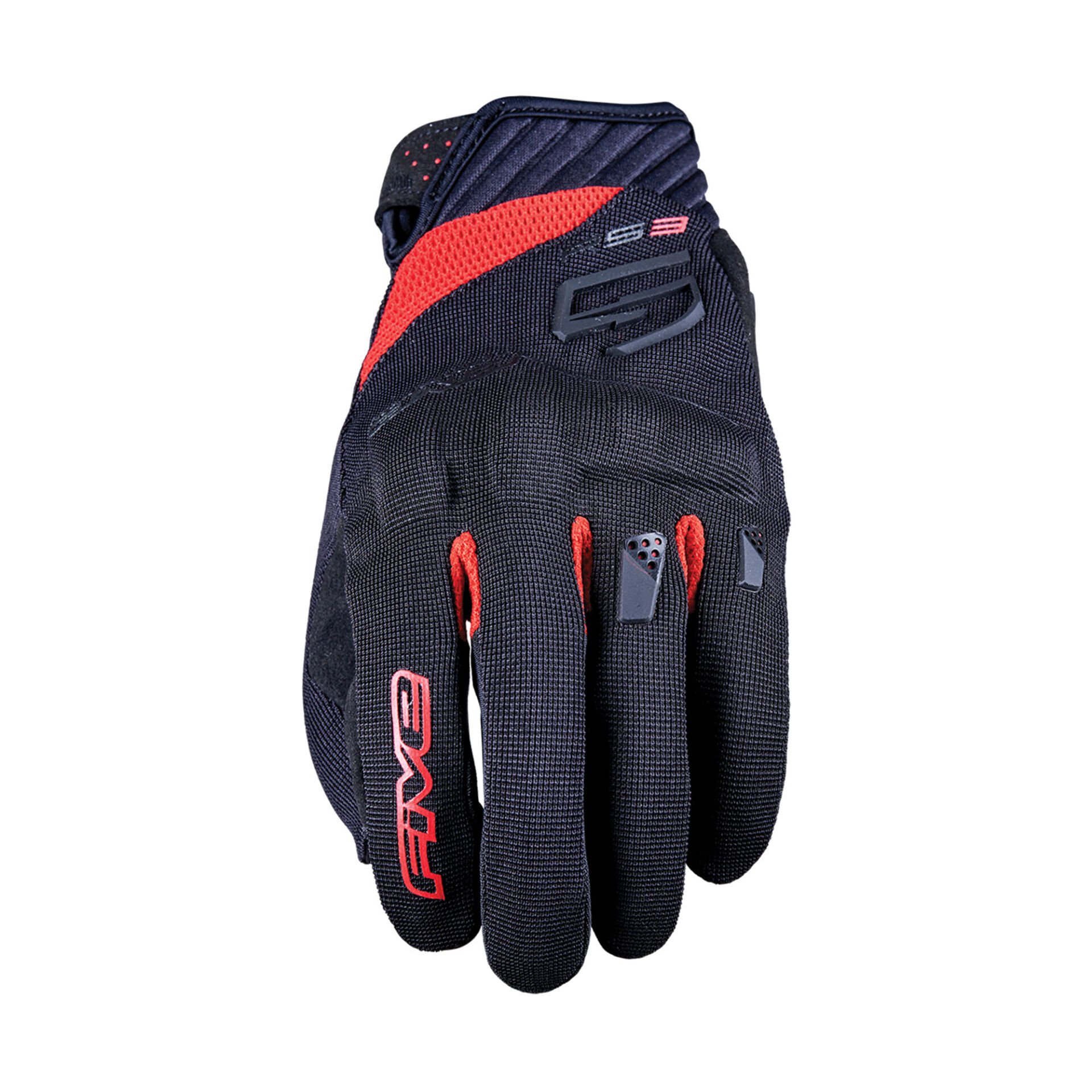 Five RS3 Evo Motosiklet Eldiveni Siyah / Kırmızı - L / 10