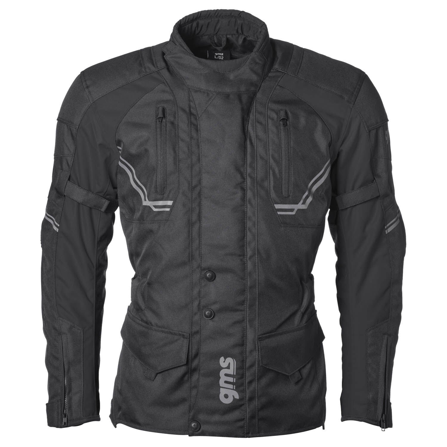Gms Taylor WP Su Geçirmez Motosiklet Montu Siyah - 5XL - Kadın