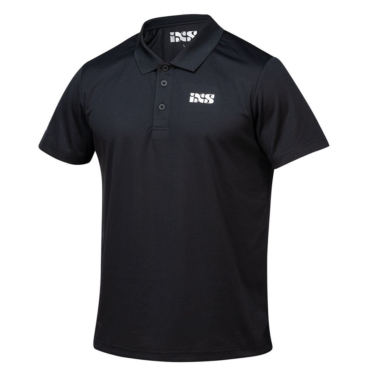 IXS Team ACTIVE Polo Yaka Tişört Siyah - 2XL