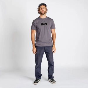 IXS Brand Organic 2.0 Tişört Mor - 2XL - Erkek