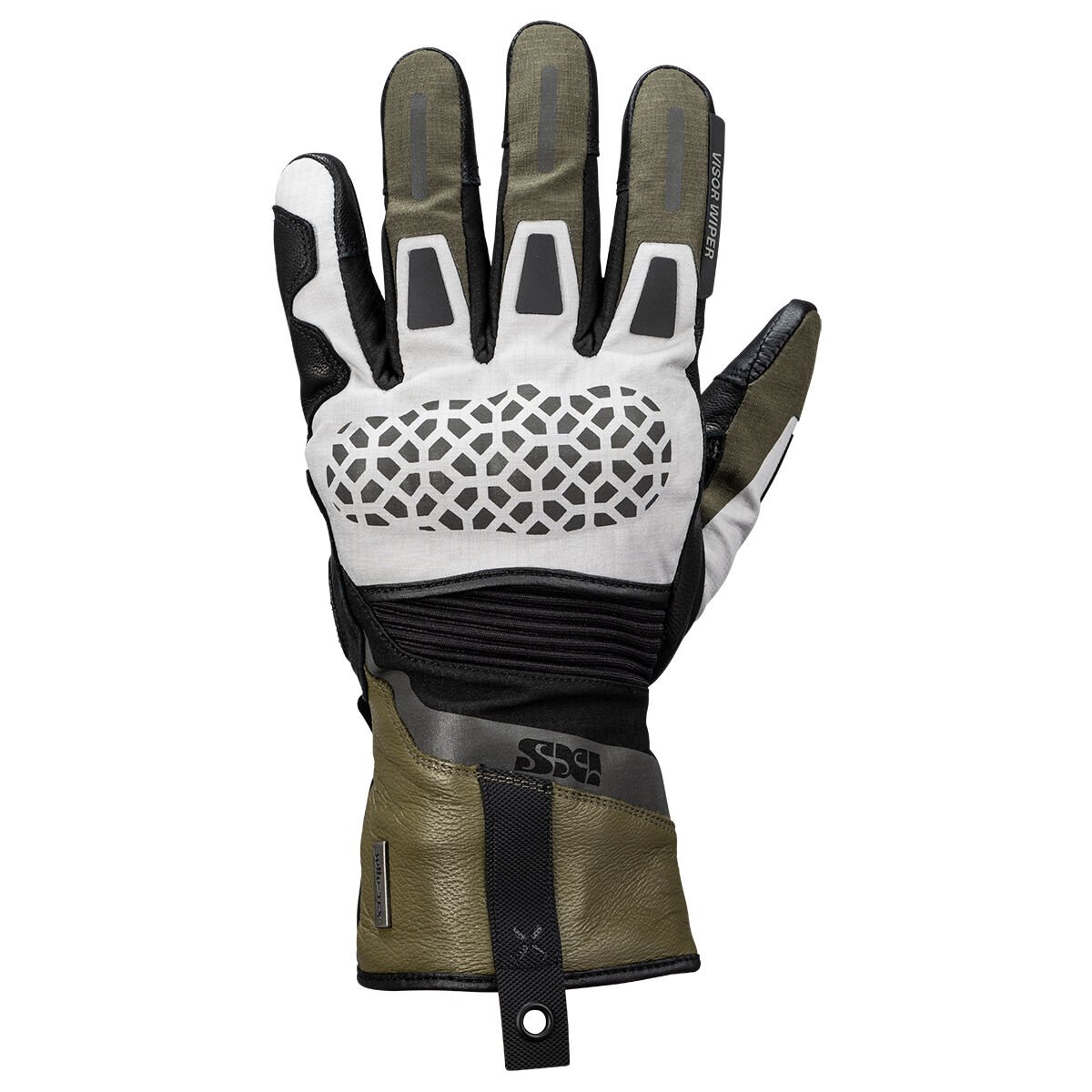 IXS Venture-STX 1.0 Su Geçirmez Motosiklet Eldiveni Haki - 5XL