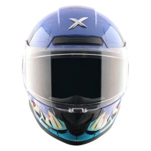 Axor Saber Kapalı Kask Metalik Mavi - XL