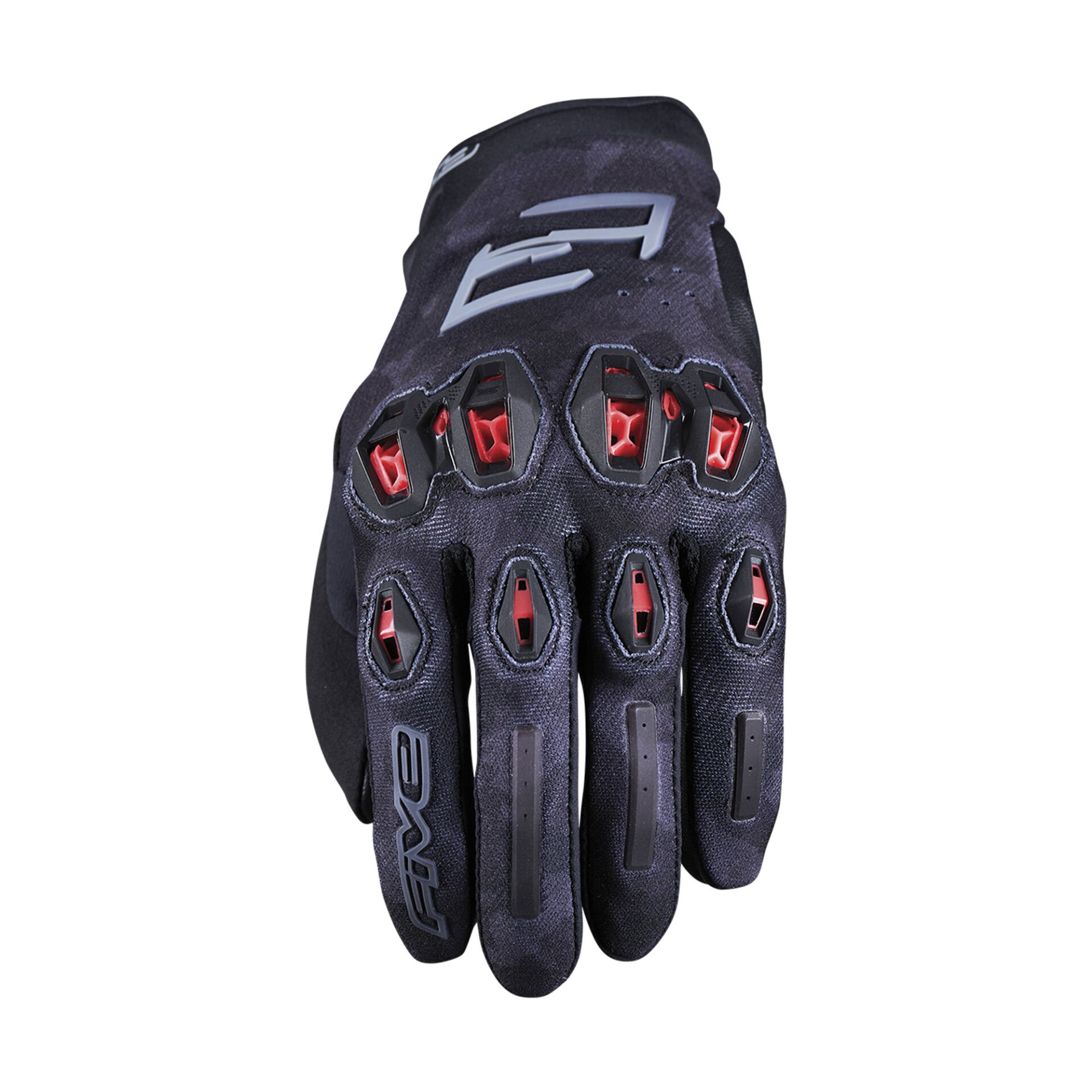 Five Stunt Evo 2 Motosiklet Eldiveni Siyah Kamuflaj - 3XL / 13