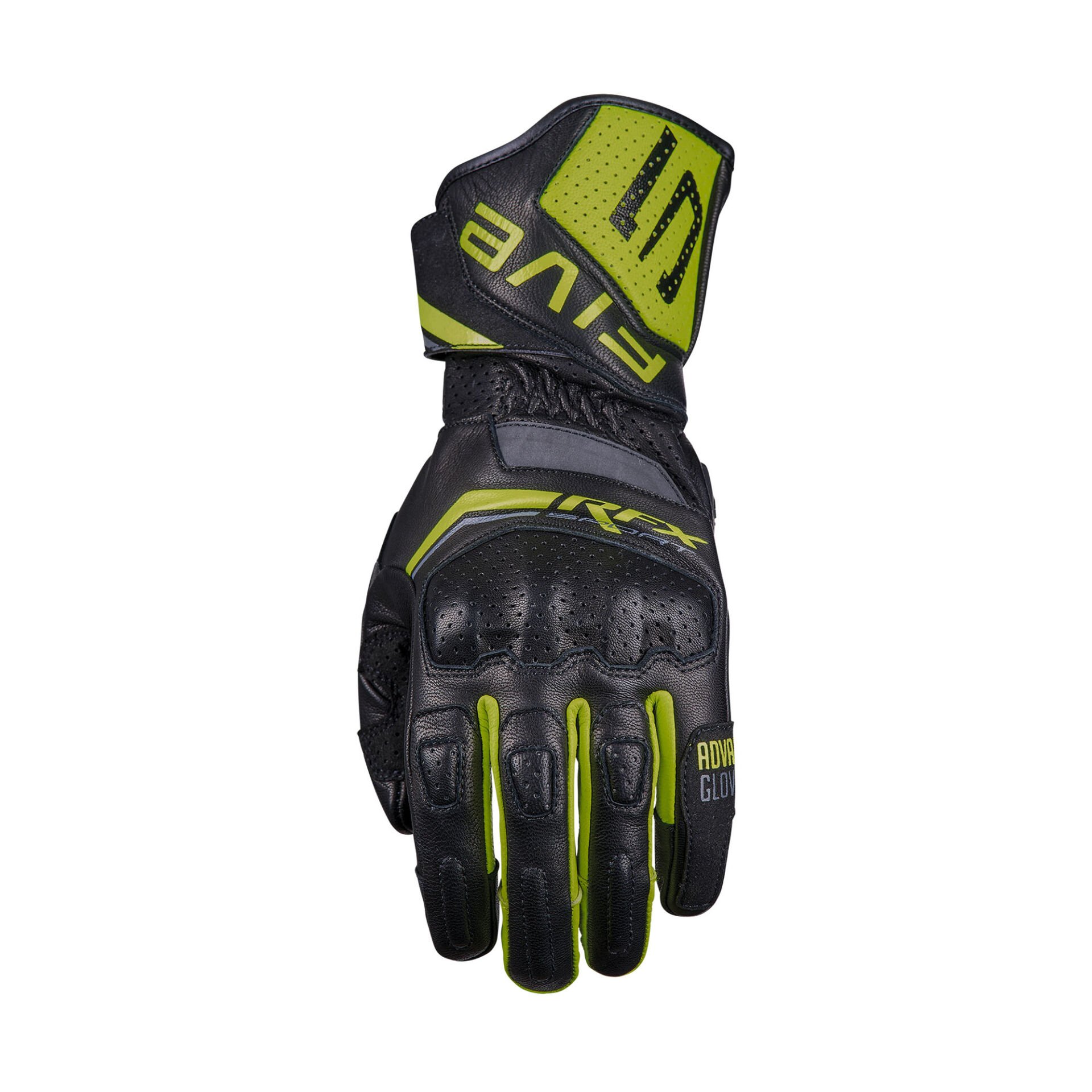 Five RFX Sport Evo Motosiklet Eldiveni Siyah / Sarı - XS / 07