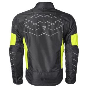 Gms Kasai WP Su Geçirmez Motosiklet Montu Siyah / Sarı - 2XL