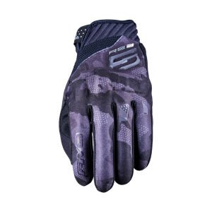 Five RFX Sport Airflow Motosiklet Eldiveni Siyah Kamuflaj - XL / 11
