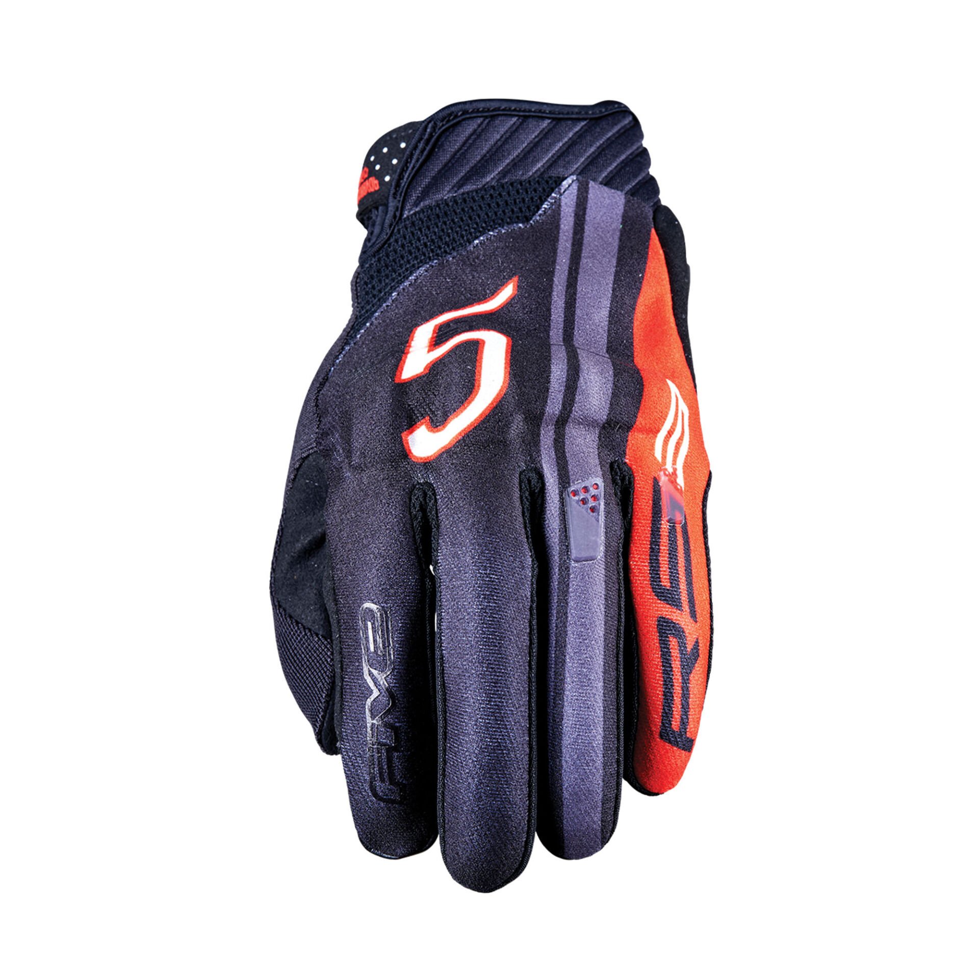 Five RFX Sport Airflow Motosiklet Eldiveni Siyah Kırmızı Grafik - S / 08