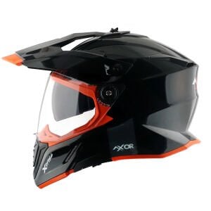 Axor X-Cross Kapalı Kask Siyah / Turuncu - S