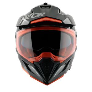 Axor X-Cross Kapalı Kask Siyah / Turuncu - S
