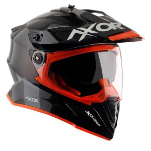 Axor X-Cross Kapalı Kask Siyah / Turuncu - S