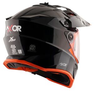 Axor X-Cross Kapalı Kask Siyah / Turuncu - S