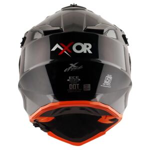 Axor X-Cross Kapalı Kask Siyah / Turuncu - S
