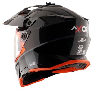 Axor X-Cross Kapalı Kask Siyah / Turuncu - S