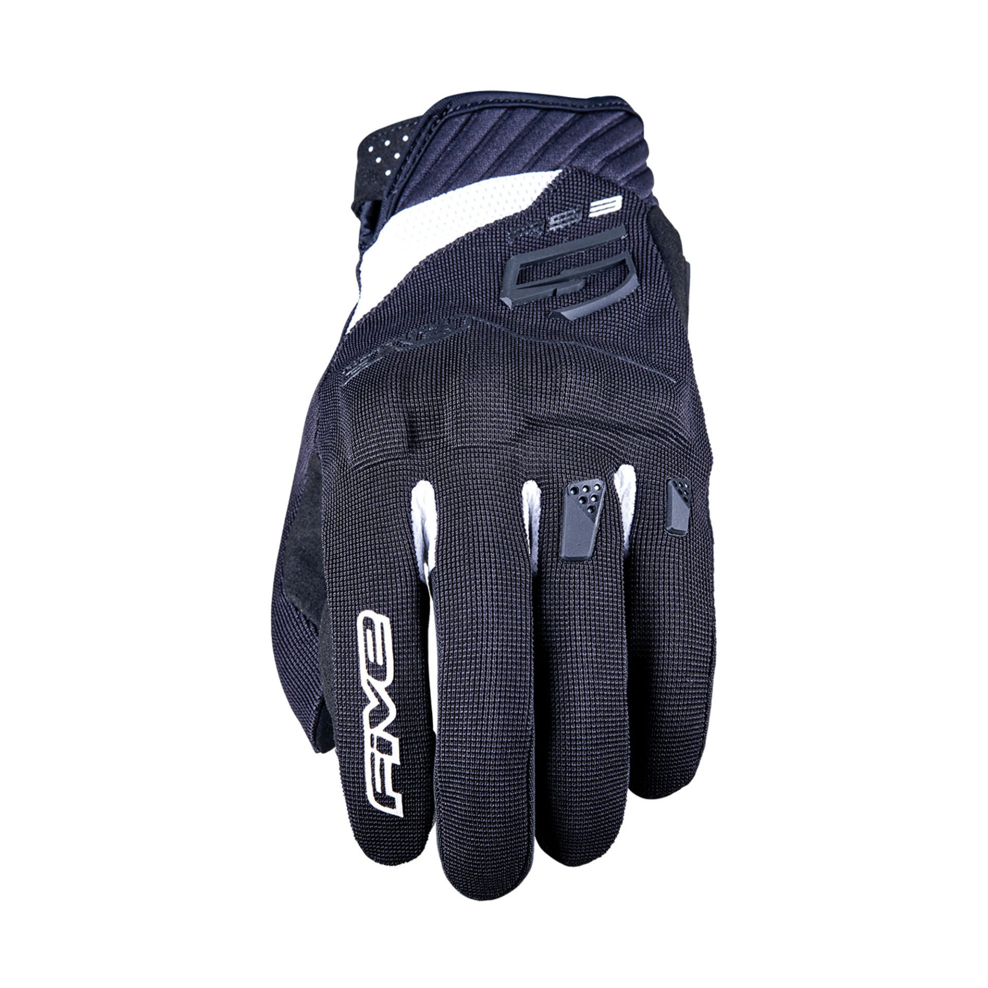 Five RS3 Evo Çocuk Motosiklet Eldiveni Siyah Beyaz - XL /06