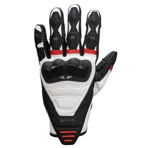 IXS Rapid 1.0 Motosiklet Eldiveni Siyah / Beyaz - 3XL