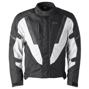Gms Avon WP Su Geçirmez Motosiklet Montu Siyah / Beyaz - 4XL
