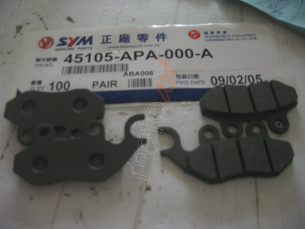 SYM ON FREN BALATA SETI JET4-SYMPHONY SYMPHONY