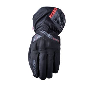 Five HG3 Evo WP Isıtmalı Motosiklet Eldiveni Siyah Siyah - S / 08