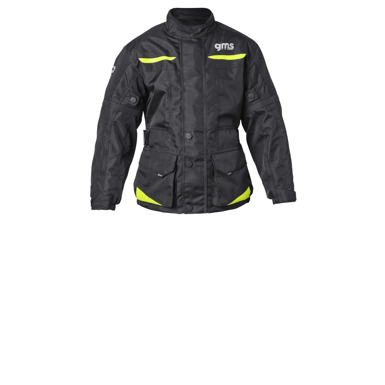 Gms Gear WP Su Geçirmez Çocuk Motosiklet Montu Siyah / Sarı - 128