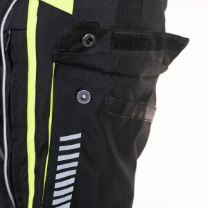 Gms Everest WP Su Geçirmez Motosiklet Pantolonu Siyah / Antrasit / Sarı - L