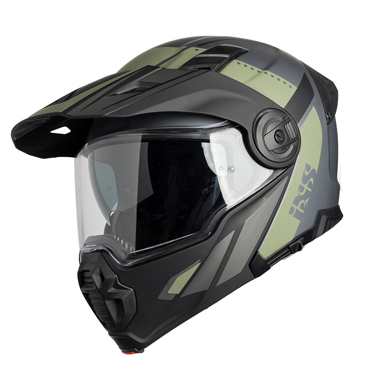 IXS Venture 1.0 Çene Açılır Kask Mat Haki - 2XL