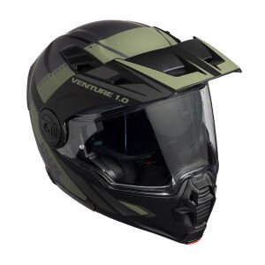 IXS Venture 1.0 Çene Açılır Kask Mat Haki - XL