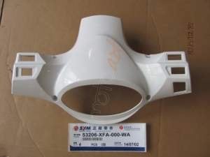 SYM FIDDLE 3 125 200 KM ÇERÇEVESİ BEYAZ