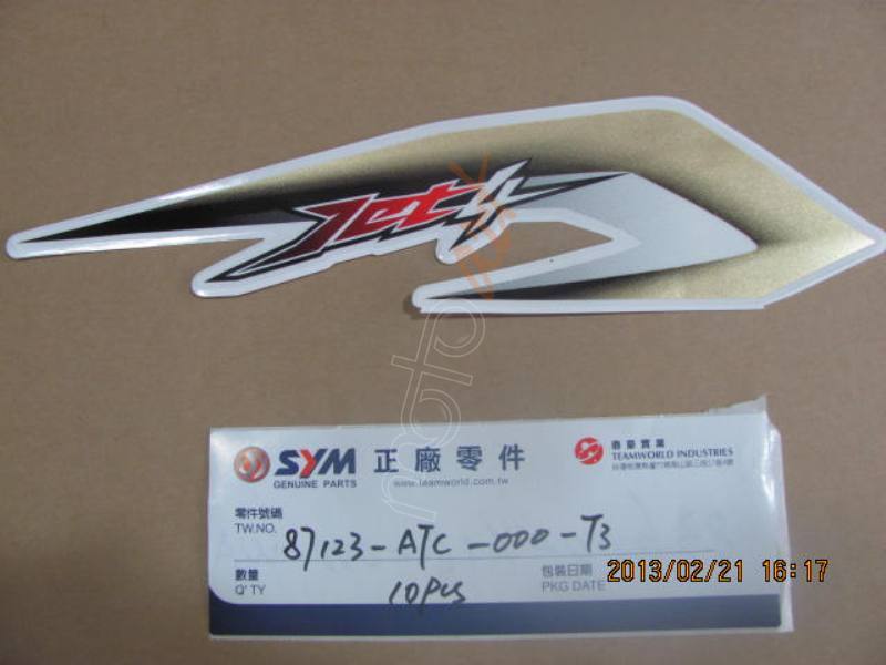 SYM FR.COVER R.STRIPE  JET4