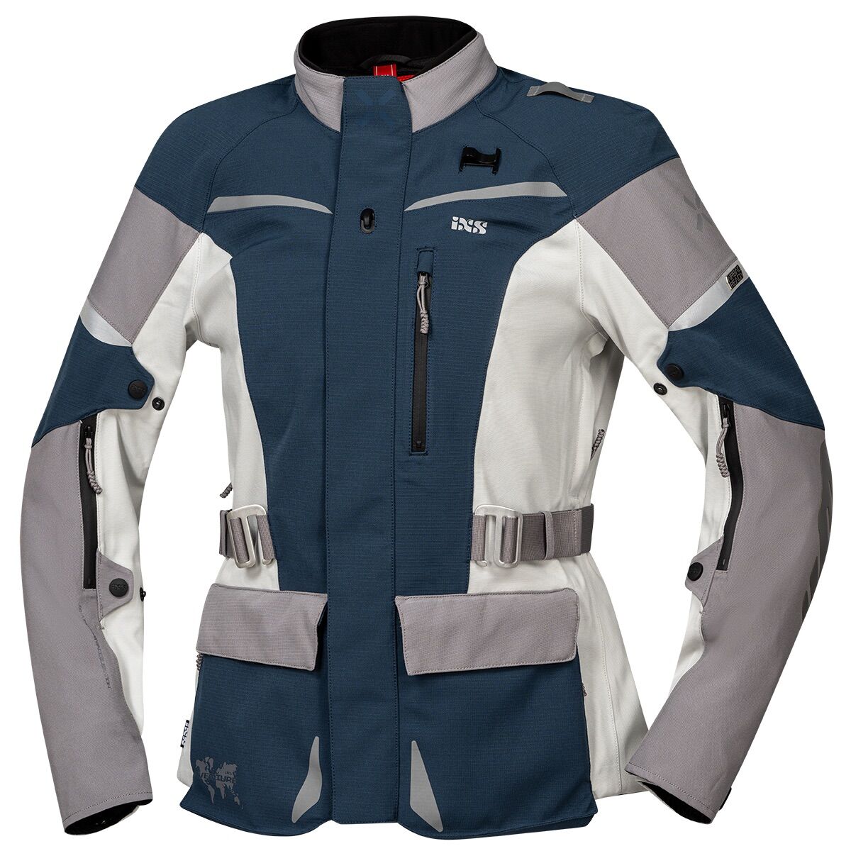 IXS Venture-STX 1.0 Su Geçirmez Motosiklet Montu Mavi - S - Kadın