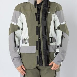 IXS Venture-STX 1.0 Su Geçirmez Motosiklet Montu Haki - XL - Kadın